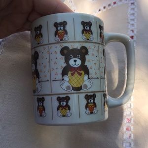 Teddy Bear Vintage Japanese OTAGIRI mug
